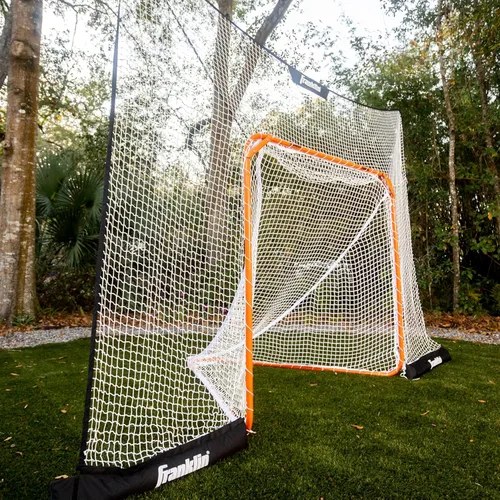 Vista 8 de Franklin Sports Portería de lacrosse Fibertech con respaldo - 3.66 m x 2.74 m