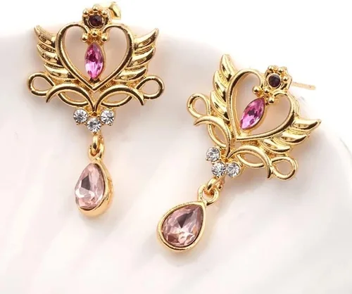 Vista 3 de DoubleChin Sailor Moon - Pendientes de oro, S, Metal, No