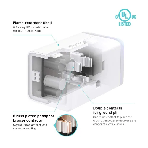 Vista 4 de Kasa Smart - Enchufe inteligente mini con monitoreo de energía, enchufe Wi-Fi inteligente para casa inteligente, compatible con Alexa, Google Home e
