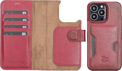 Vista 71 de Venito Florence - Funda de piel compatible con Samsung Galaxy S9, extra segura con bloqueo RFID, cartera desmontable para teléfono (gris decolorado)