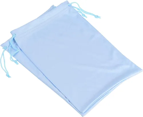 Vista 11 de PATIKIL Bolsa de gafas de esquí de microfibra para gafas de nieve, funda de almacenamiento suave, bolsa con cordón