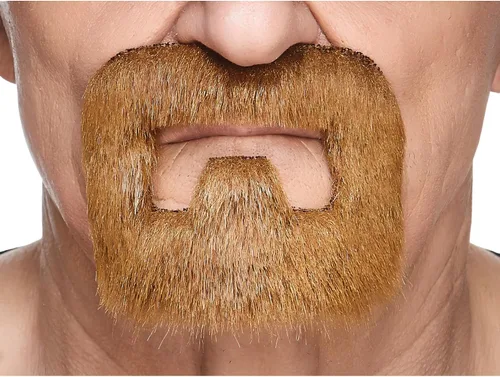 Vista 70 de Mustaches Self-Adhesive Stick On Fake Handlebar for Adults Negro