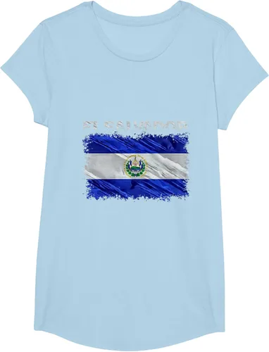 Vista 18 de Camiseta El Salvador, Negro