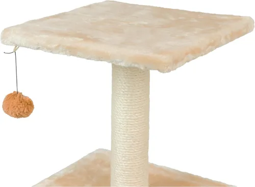 Vista 8 de árbol de gato muebles condo Armarkat, altura 50 pulgadas a 60 pulgadas, Beige