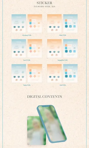 Vista 5 de Generic Oh My Girl Reloj de arena dorado 9º mini álbum aleatorio Ver. K-POP sellado