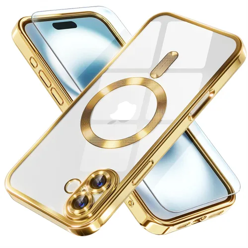 Vista 92 de Misea Funda magnética para iPhone 14 compatible con MagSafe [nunca amarillenta] [protección contra caídas de grado militar] protector completo