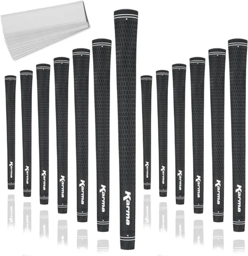 Vista 12 de Karma Puños de golf de terciopelo para hombres, mujeres, jóvenes Tamaño pequeño, estándar, mediano, grande y Jumbo 6 colores Elige un paquete