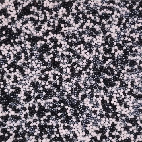 Vista 10 de NCS Gránulos comestibles Nonpareils negros, blancos y dorados – Decoración para cupcakes, pasteles y galletas, 7 onzas