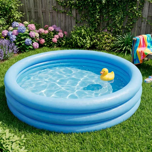 Vista 5 de Piscina azul cristal 45X10 pulgadas