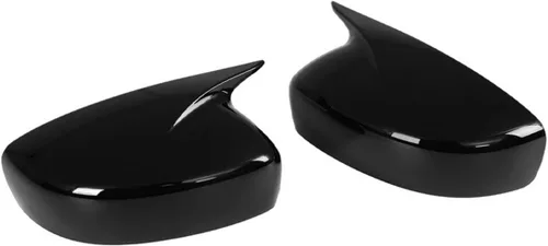 Vista 12 de Par de espejo retrovisor lateral tapa cubierta Trim para Infiniti G37 2008 Fibra de carbono