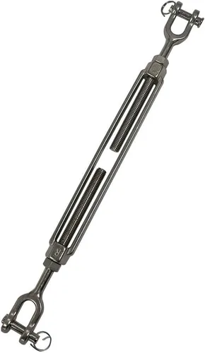 Vista 2 de Tensores de mandíbula y mandíbula de acero inoxidable 316 de 1/2 "x 9" grado marino