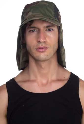 Vista 2 de Outdoor Fishing Sun Cap - Ear Neck Flap Hat