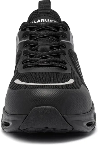 Vista 2 de LARNMERN Steel Toe Shoes for Men Lightwight Comfortable Snkeakers Breathable Indestructible Work Shoes