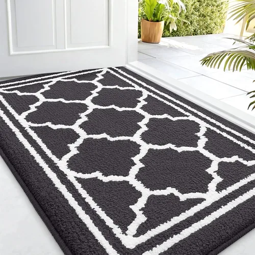 Vista 40 de Buganda Alfombra para Puerta Interior, Tapete Resistente a la Suciedad y Absorbente, Antideslizante, Alfombras de Perfil Bajo para Entrada