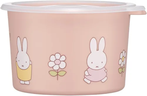 Vista 3 de Skater SOT6-A One-Touch Seal Container, Small, 20.3 fl oz (600 ml), Airtight Container, Storage Container, Miffy