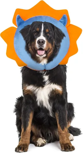 Vista 11 de IEUUMLER Collar inflable de recuperación para perro, collar electrónico protector para el cuello, collar suave ajustable para perros y gatos después