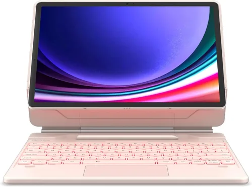 Vista 8 de Dexnor para Samsung Galaxy Tab S10+ Plus/S9+ Plus/S9 FE+ Plus/S8+ Plus/S7+ Plus/S7 FE Funda con Teclado 31.5 cm Flotante Cantilever Magnético