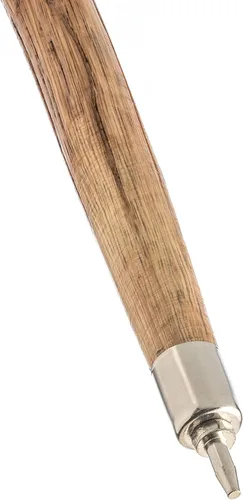 Vista 5 de Bastón SE. Bastón de madera natural con grabado de oso pardo WS626-55RB