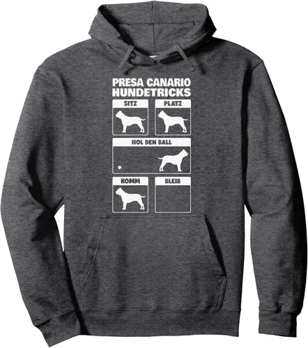 Vista 4 de Presa Canario Dog Tricks Dogo Canario - Sudadera con capucha, Negro