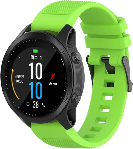 Vista 12 de Compatible con Garmin Fenix 6 Pro Watch Bands, Forerunner 945 Bands, 0.866 in Quickfit Silicona Correa de repuesto para Garmin Instinct, Fenix 5