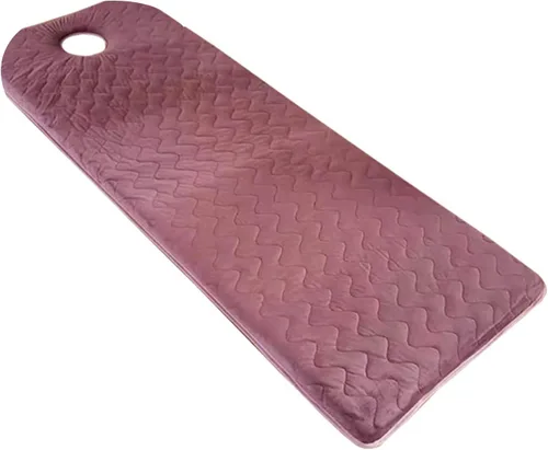 Vista 12 de Cubrecolchón de espuma para mesa de masaje, acolchado de cama de pestañas, acolchado de cama de spa de 1.2 pulgadas de grosor, con cabeza Gris R