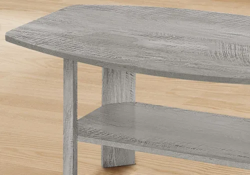 Vista 4 de Monarch Specialties I 7870P - Juego de mesa de 3 piezas, café, extremo, lateral, acento, sala de estar, laminado, gris, transicional