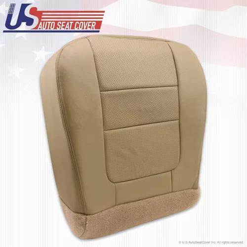 Vista 4 de 2001 para Ford F250 F350 Lariat Driver & Passenger Bottom Fundas de asiento de cuero TAN