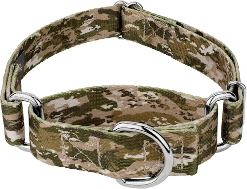 Vista 10 de Country Brook Petz - Collar de perro Martingala de camuflaje azul con diseño de camuflaje y diseños resistentes (1/2 pulgada, 2XS)
