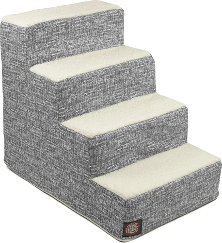 Vista 53 de Majestic Pet - Escaleras portátiles para mascotas suave escalón de espuma de sherpa escalones para perros y gatos rampa para cachorros