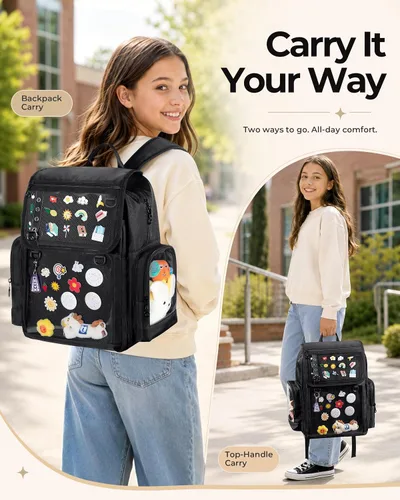 Vista 5 de Mochila Ita Bag con 2 insertos, bolsa de exhibición de pines
