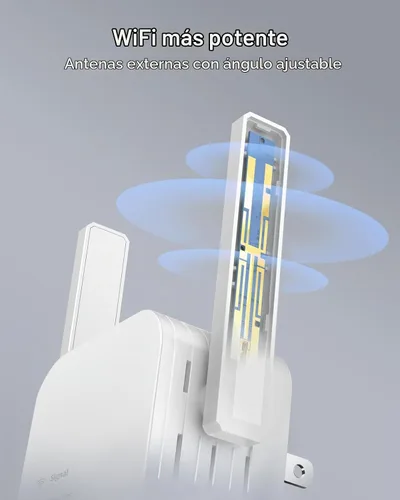 Vista 6 de ioGiant Adaptador universal WiFi a Ethernet AC1200 con puerto Ethernet RJ45