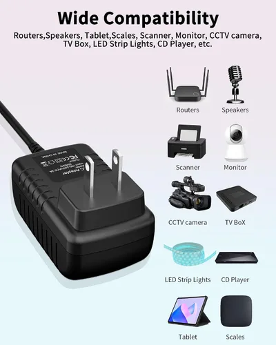 Vista 4 de 12V Volt Battery Charger Compatible with Kids Ride On Car Best Choice Products Wrangler SUV