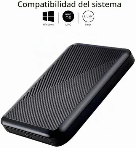 Vista 2 de Disco duro externo portátil ultradelgado de 250 GB con USB 3.0, HDD para PC, Mac, portátil, PS4, Xbox One