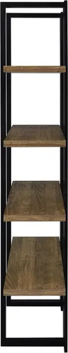 Vista 6 de Coaster Home Furnishings - Danbrook - MDF y laminado - Estantería de 4 estantes con acabado de doble tono y estilo contemporáneo - Oficina en casa
