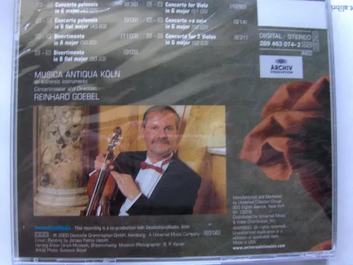 Vista 2 de telemann string concertos musica antiqua koln( on authentic instuments) directed by reinhard goebel