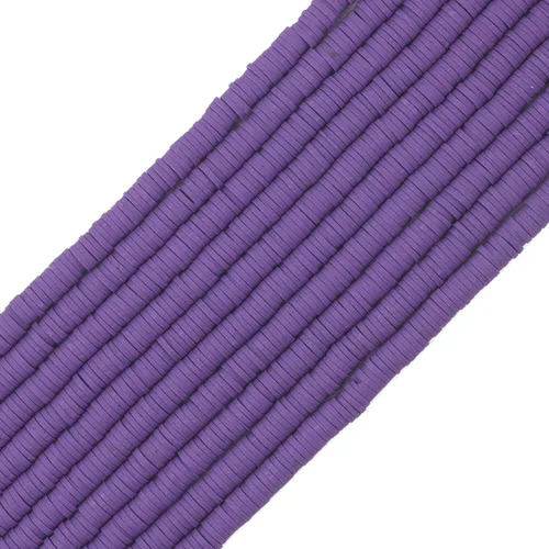 Vista 8 de Coiris - Cuentas de vinilo heishi ecológicas hechas a mano, de polímero/arcilla, de 6 mm. Cuentas espaciadoras para collar, pulsera aretes, joyería