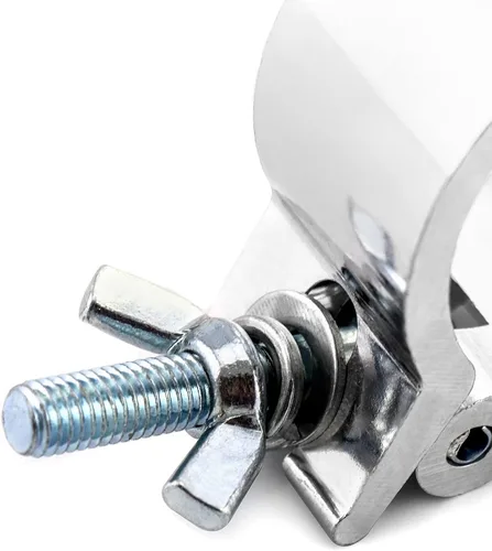 Vista 7 de QWORK Abrazadera de luz de escenario, paquete de 20 abrazaderas de iluminación de aleación de aluminio de alta resistencia de 2 pulgadas, capacidad