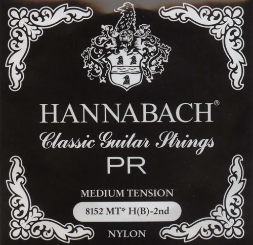 Vista 4 de Hannabach Serie 815 - Cuerda de guitarra (tensión baja) plateada especial, única E1 para guitarra clásica (652511)