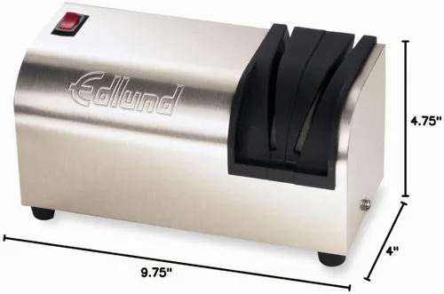 Vista 2 de Edlund Afilador de cuchillos eléctrico con guía de pista fácil 115V