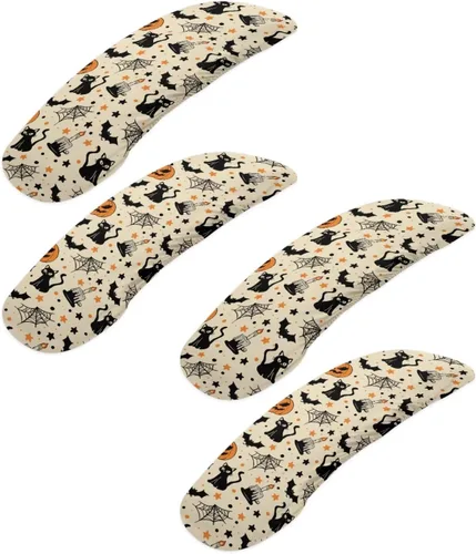 Vista 7 de Fundas para reposabrazos de silla de escritorio con estampado de estrellas de gato, 2 fundas elásticas para reposabrazos de silla de oficina, a