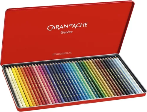 Vista 2 de CREATIVE ART MATERIALS Caran D'ache Supracolor Caja de Metal Set De 12 (3888.312)