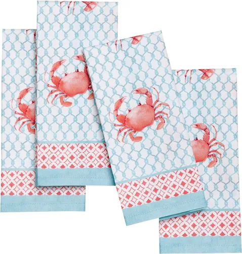 Vista 39 de Maison d' Hermine Juego de 4 servilletas de tela 100% algodón, suaves y duraderas, servilletas cuadradas reutilizables para uso diario, lavables