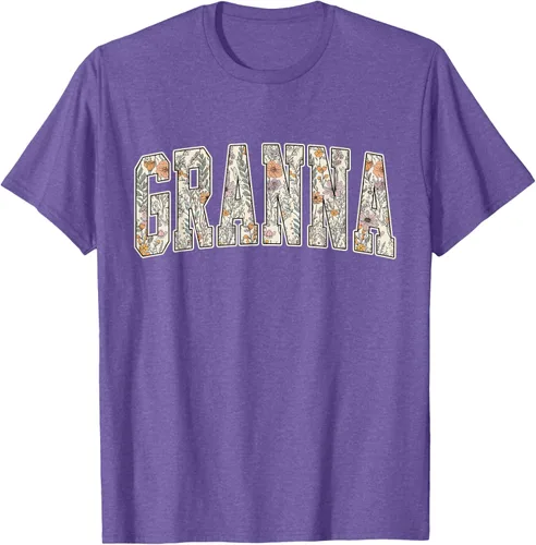Vista 10 de Granna - Camiseta retro para el día de la madre Negro