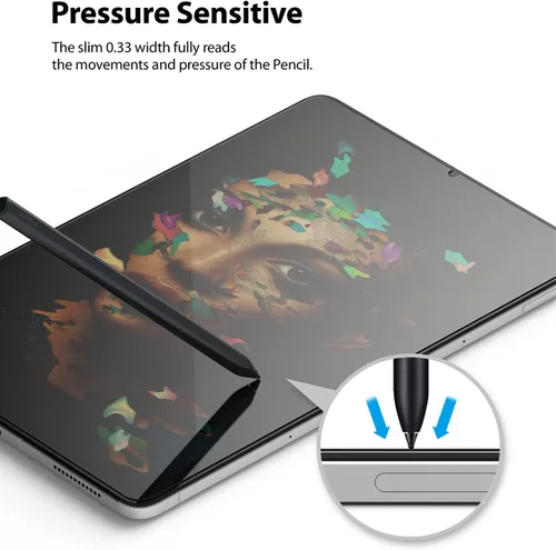 Vista 6 de Ringke Protector de pantalla de vidrio templado compatible con Xiaomi Pad 5 / Xiaomi Pad 5 Pro (11 pulgadas) Película protectora de vidrio