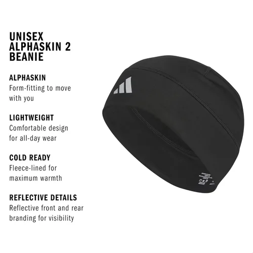 Vista 2 de Adidas Gorro Alphaskin Gorra de entrenamiento de rendimiento