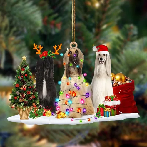 Vista 108 de Nazenti Adorno de Navidad personalizado con amigos Affenpinscher – Adorno de perro personalizado para amantes de las mascotas, acrílico plano