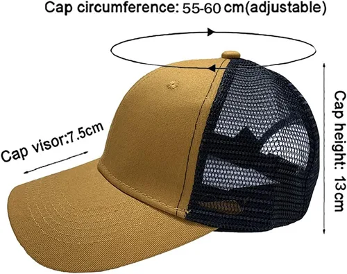 Vista 51 de Gorra de béisbol 100% algodón clásico deportivo casual gorra de golf Sunhat tamaño ajustable