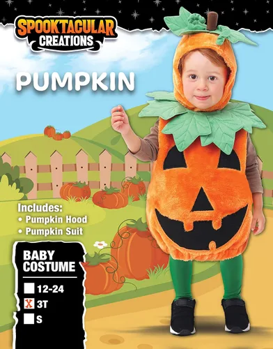 Vista 4 de Spooktacular Creations - Disfraz de calabaza de lujo