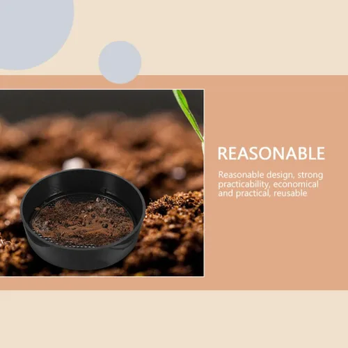 Vista 3 de 3 juegos de tamices de jardinería manuales ligeros para filtrar y tamizar el suelo eficientes para piedras y abono para tu jardín
