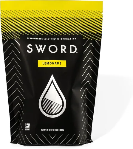 Vista 9 de SWORD PERFORMANCE Mezcla de bebida en polvo para reponer electrolitos, bayas, bolsa resellable de 30 porciones con cuchara